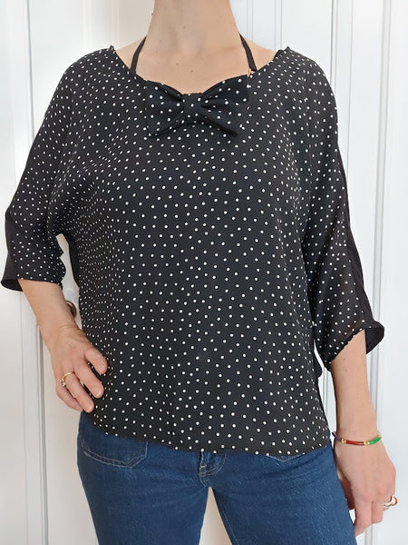 Simple Sew Juliette Tie-Back Blouse Top Pattern